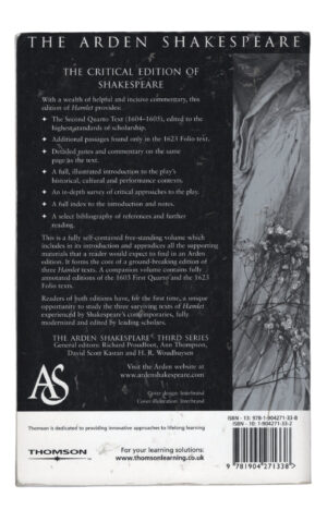 The Arden Shakespeare edited by Ann Thompson and Neil Taylor - Hamlet