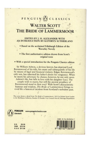 Walter Scott - The Bride of Lammermoor