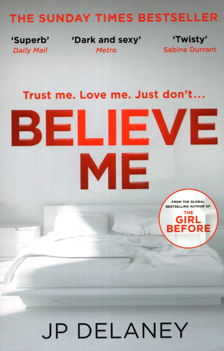 Believe Me - Delaney po angielsku