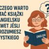 dziewczynka czyta książkę, tytuł artykułu czytanie książek po angielsku