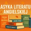 Klasyka literatury angielskiej – książki po angielsku z filiżanką herbaty i jesiennymi liśćmi